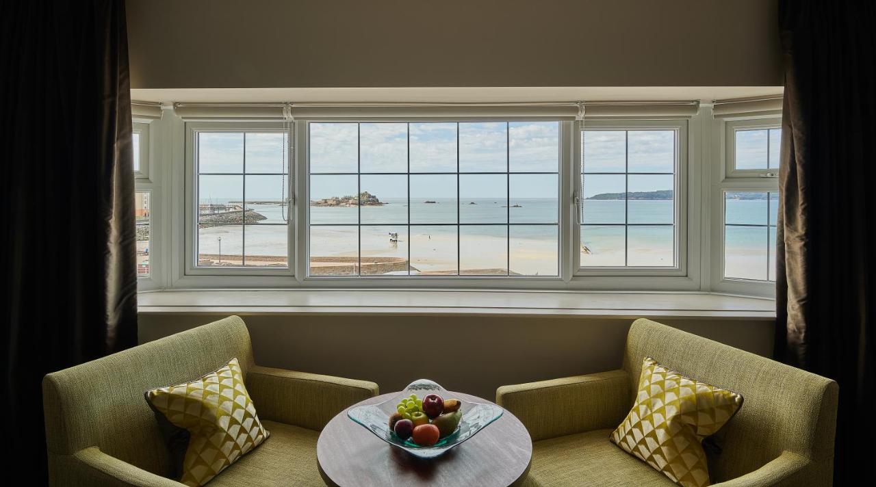 Grand Jersey Hotel And Spa Saint Helier Bagian luar foto View from a suite