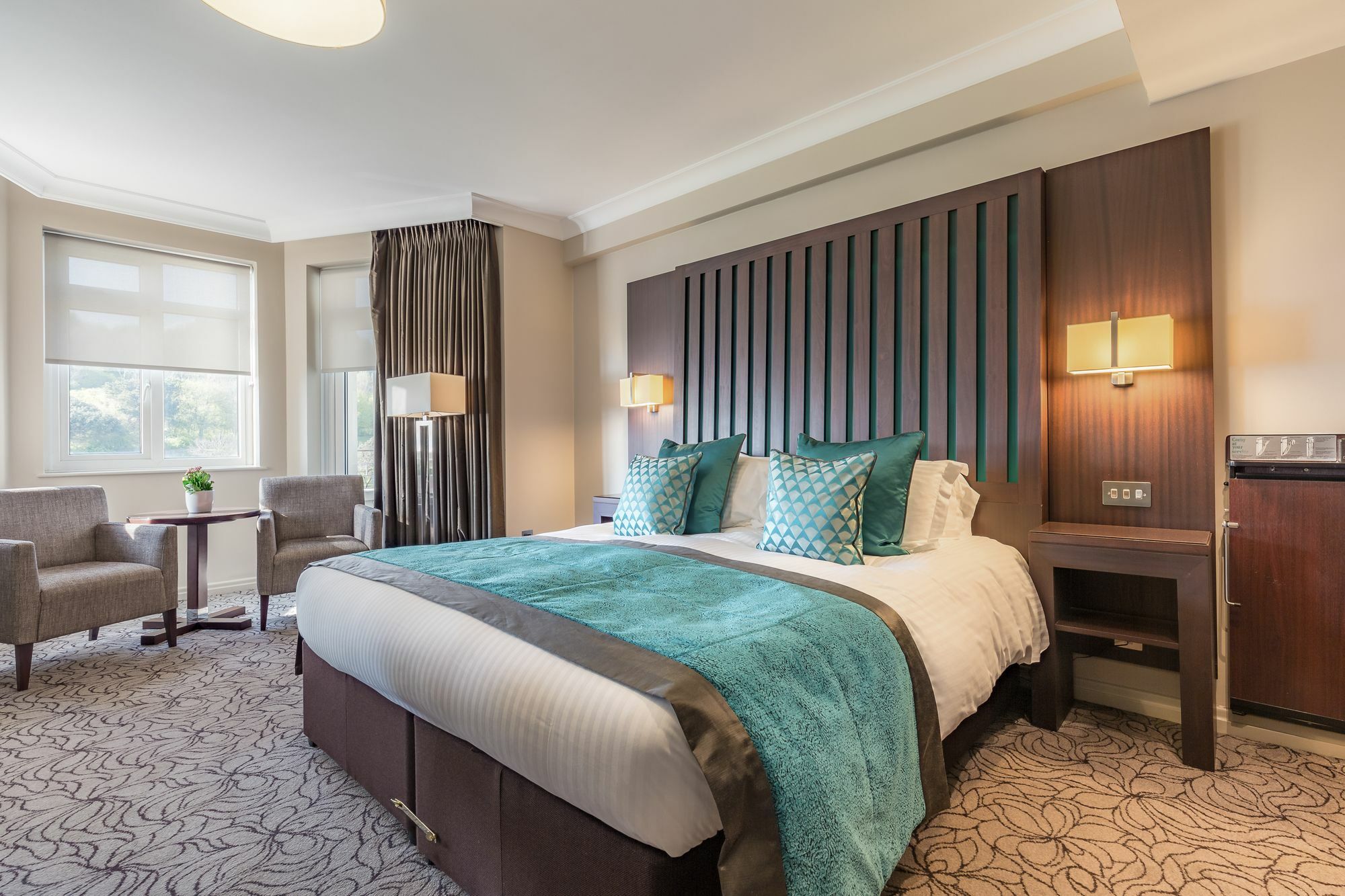 Grand Jersey Hotel And Spa Saint Helier Bagian luar foto A bedroom at the hotel